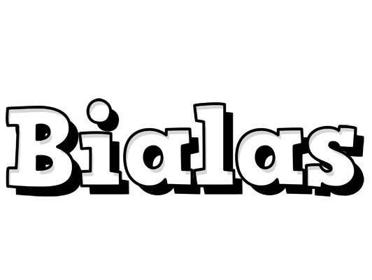 Bialas snowing logo