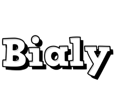 Bialy snowing logo