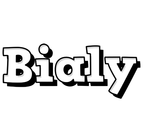 Bialy snowing logo