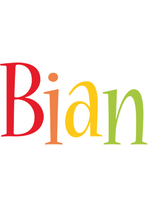 Bian birthday logo