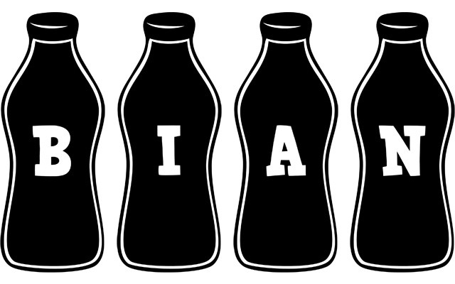 Bian bottle logo