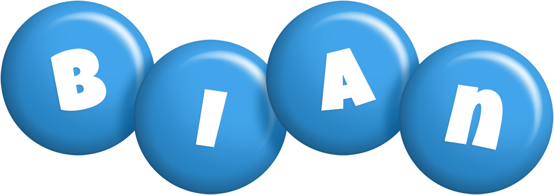 Bian candy-blue logo