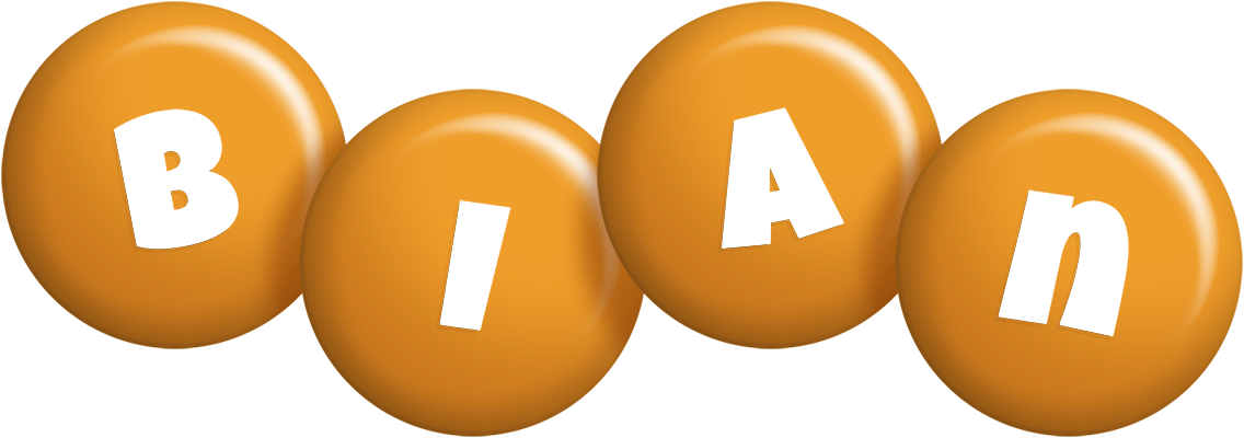 Bian candy-orange logo