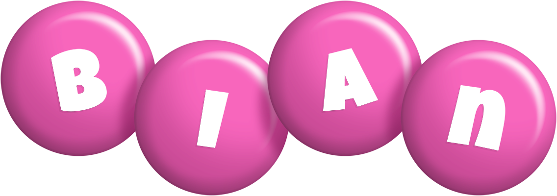 Bian candy-pink logo