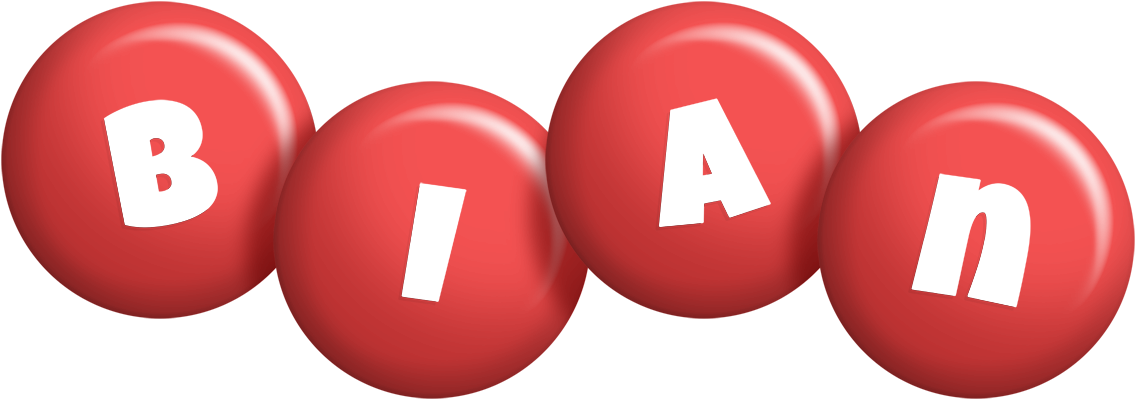 Bian candy-red logo