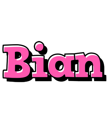 Bian girlish logo