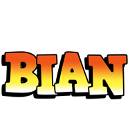 Bian sunset logo