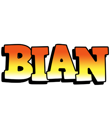 Bian sunset logo