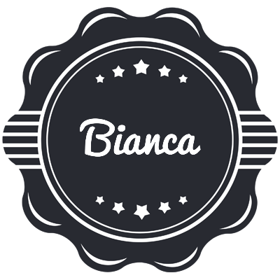 Bianca badge logo