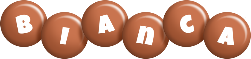 Bianca candy-brown logo