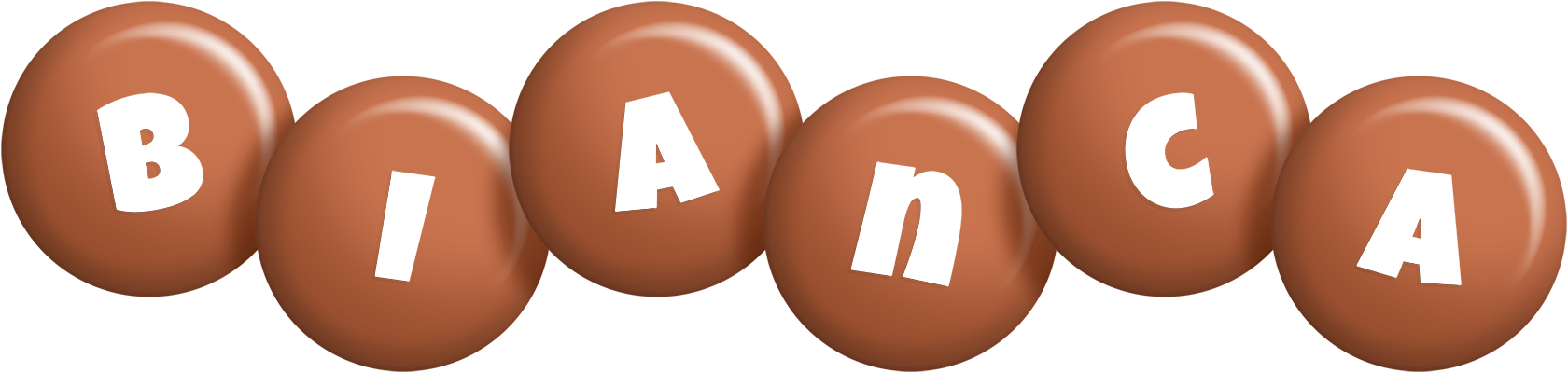 Bianca candy-brown logo