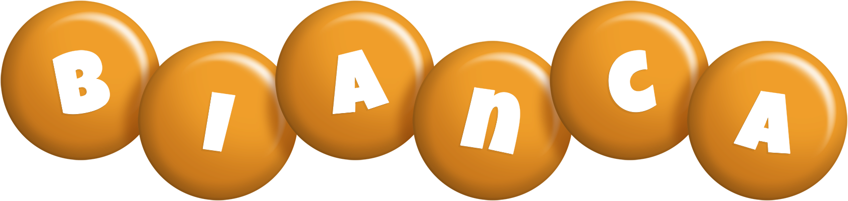 Bianca candy-orange logo