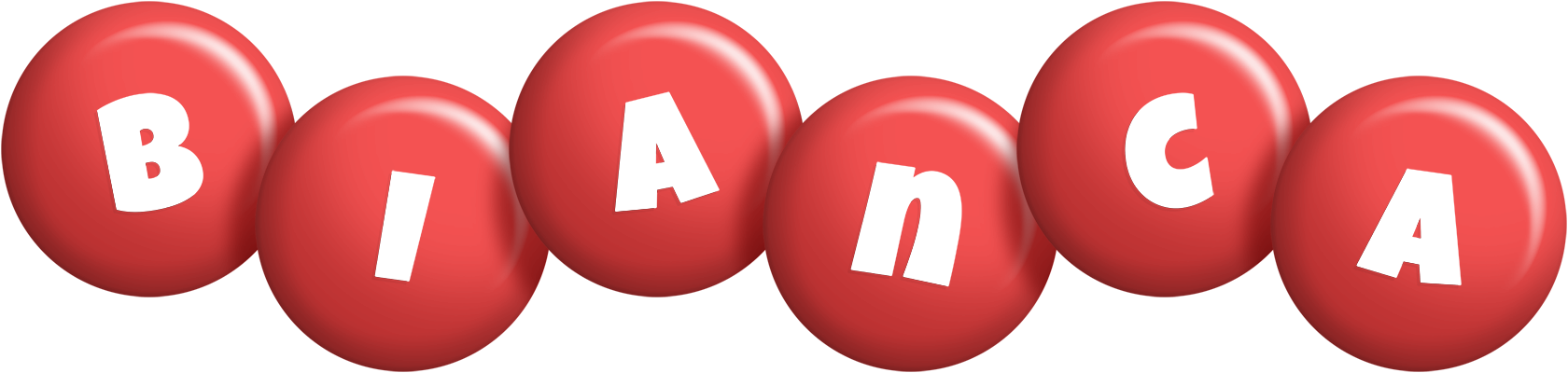 Bianca candy-red logo
