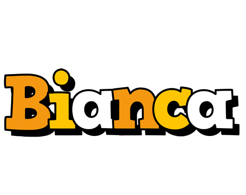 Bianca cartoon logo