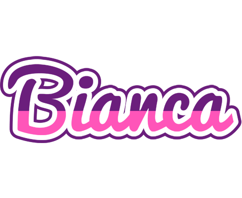 Bianca cheerful logo