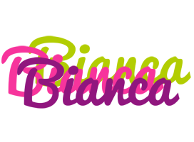 Bianca flowers logo