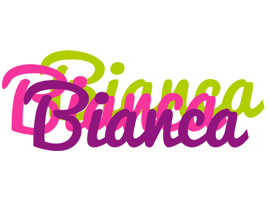 Bianca flowers logo