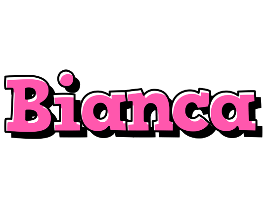 Bianca girlish logo