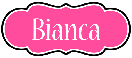 Bianca invitation logo