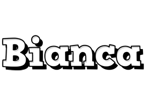 Bianca snowing logo