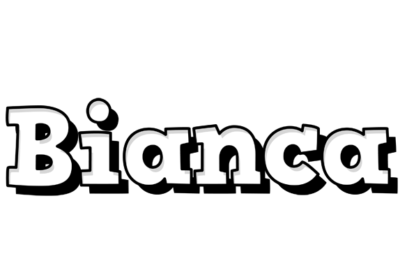 Bianca snowing logo