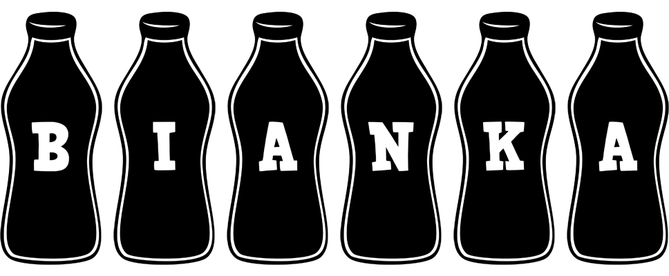 Bianka bottle logo
