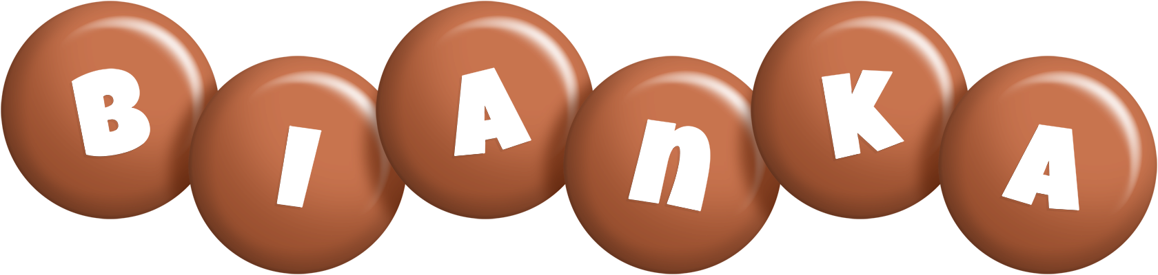 Bianka candy-brown logo