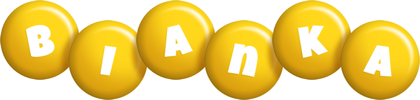 Bianka candy-yellow logo