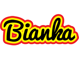 Bianka flaming logo