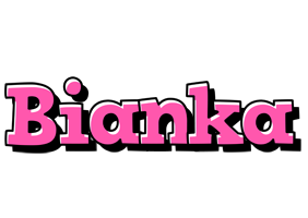 Bianka girlish logo