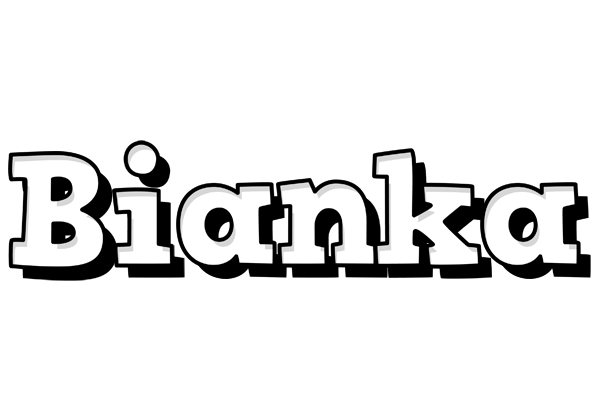Bianka snowing logo