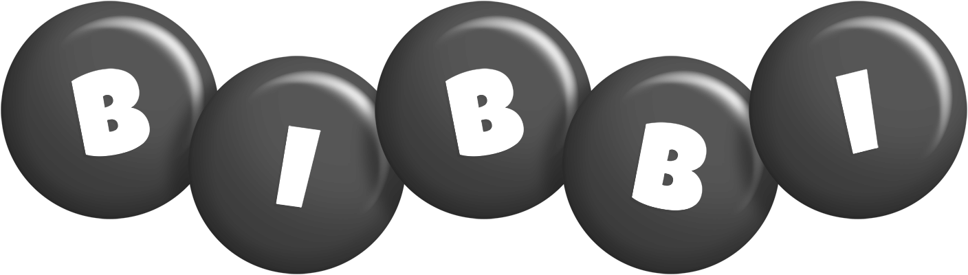 Bibbi candy-black logo