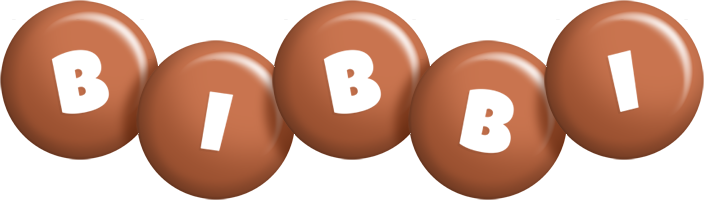 Bibbi candy-brown logo