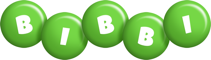 Bibbi candy-green logo