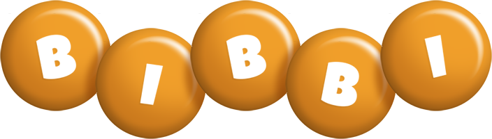 Bibbi candy-orange logo