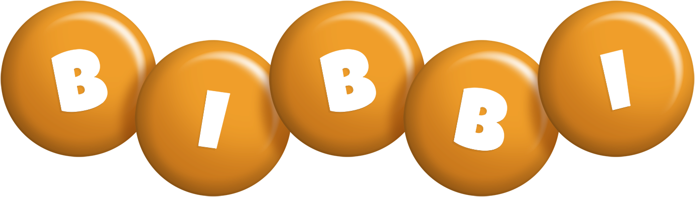 Bibbi candy-orange logo