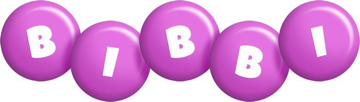 Bibbi candy-purple logo