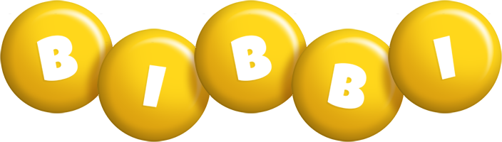 Bibbi candy-yellow logo