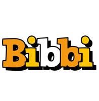 Bibbi cartoon logo