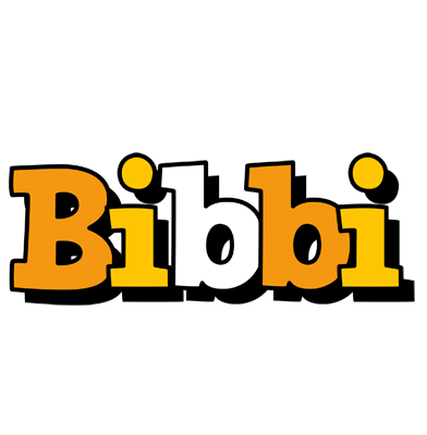 Bibbi cartoon logo