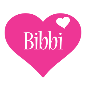 Bibbi love-heart logo