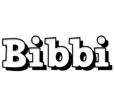 Bibbi snowing logo