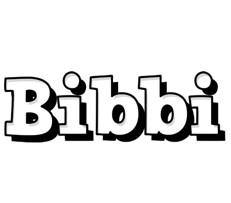 Bibbi snowing logo