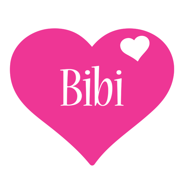 Bibi love-heart logo