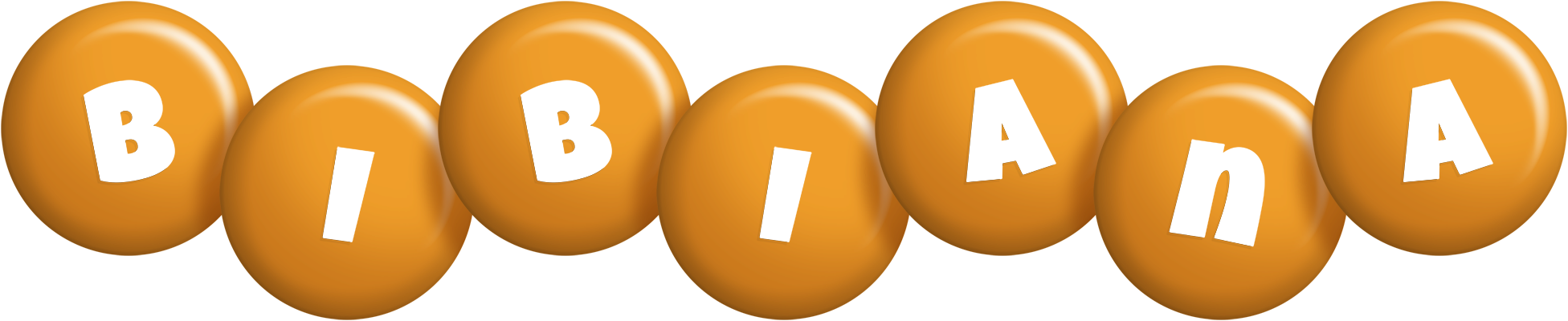 Bibiana candy-orange logo