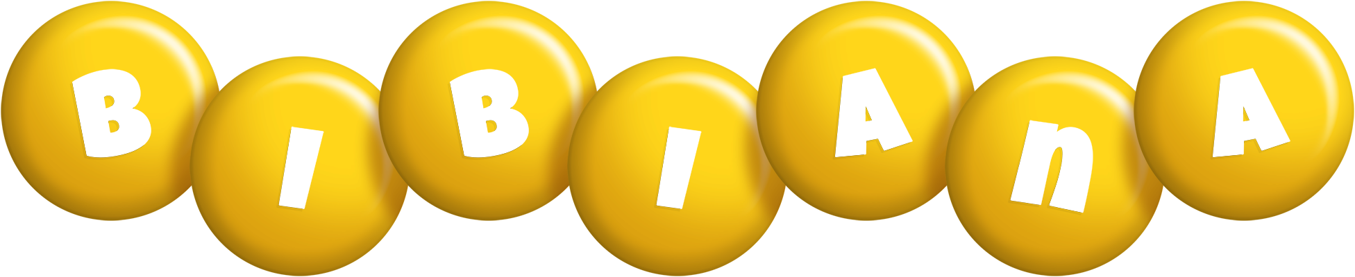 Bibiana candy-yellow logo
