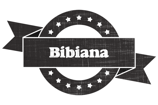 Bibiana grunge logo