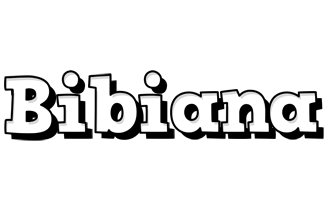 Bibiana snowing logo