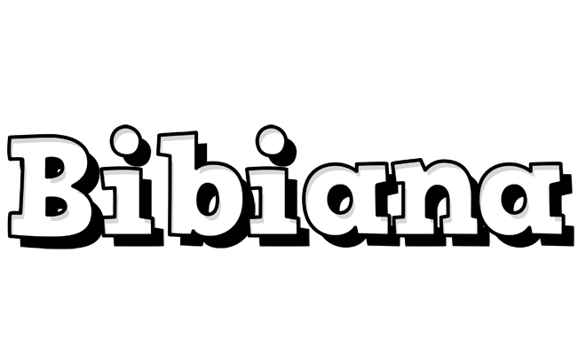 Bibiana snowing logo
