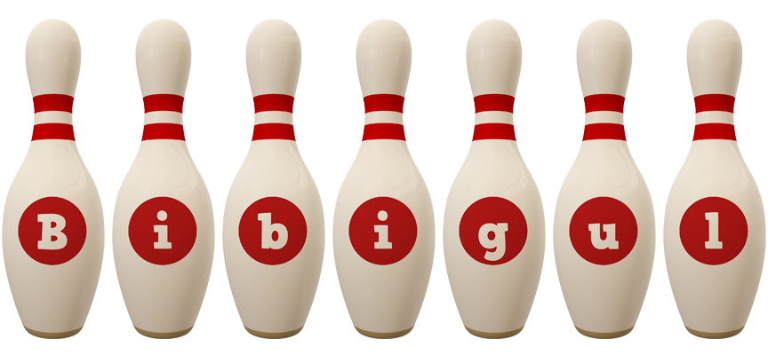 Bibigul bowling-pin logo